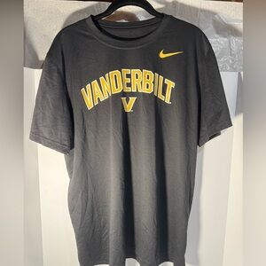 Nike Vanderbilt Black T-Shirt Dri Fit Size Large